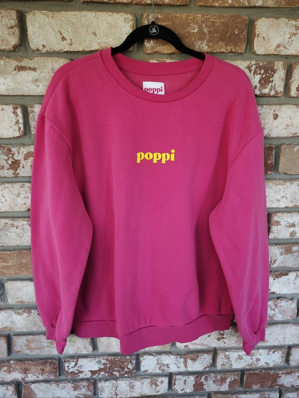 Poppi X Target Pink Graphic Print Sweatshirt Women's Sz XL Casual Loungewear